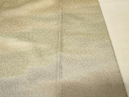 平和屋着物●訪問着　友禅　絞り　草花文　暈し染め　正絹　逸品　AAAW5282br