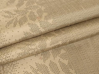 平和屋着物●上質な紬 草花間道 正絹 逸品 AAAW5337br