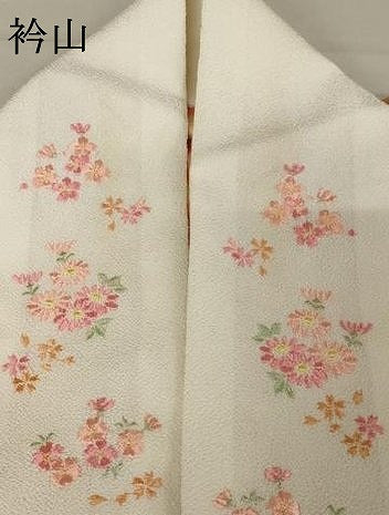 平和屋着物●長襦袢 無双仕立て 市松文様 広衿仕立て 洗える着物 AAAW5339br