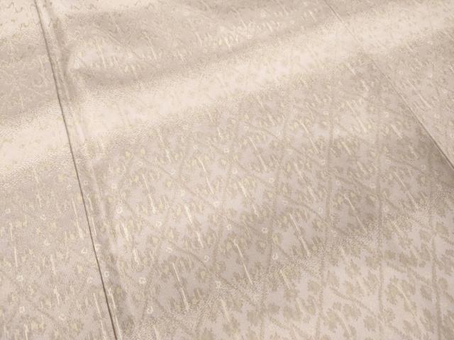 平和屋着物●創業280年　誉田屋源兵衛　経錦　訪問着　お召　花菱文　正絹　逸品　AAAW5353br