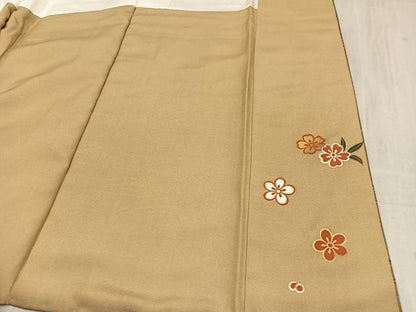 平和屋着物●訪問着　花蝶文　金彩　松屋扱い　正絹　逸品　AAAW5561ph