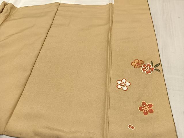 平和屋着物●訪問着　花蝶文　金彩　松屋扱い　正絹　逸品　AAAW5561ph