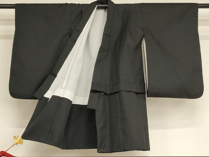 平和屋着物[]七五三　男の子　5歳　祝着・羽織セット　兜几帳文　暈し染め　金彩　AAAW6939ja