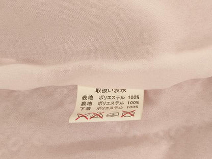 平和屋着物[]七五三　女の子　３歳　祝着　三つ身　被布・巾着セット　刺繍　舞桜文　金糸　AAAW6962ja