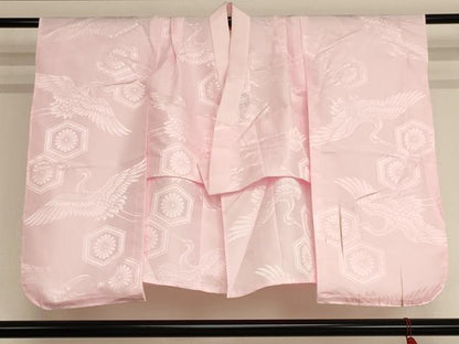 平和屋着物[]七五三　女の子　７歳　祝着　四つ身　長襦袢セット　駒刺繍　花手毬文　暈し染め　金彩　AAAW7082ja