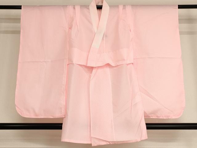平和屋着物[]七五三　女の子　７歳　祝着　四つ身　長襦袢セット　鴛鴦花文　金彩　洗える着物　AAAW7088ja