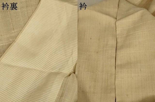 平和屋着物▽染織の名門 しょうざん 生紬 訪問着 単衣 手描き 草花文 正絹 逸品 AAAW7306jd