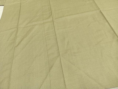 平和屋着物▽お召 単衣 80亀甲 正絹 逸品 AAAW7577fy
