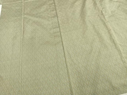 平和屋着物▽本場大島紬 単衣 7マルキ 幾何学文様 正絹 逸品 AAAW7578fy