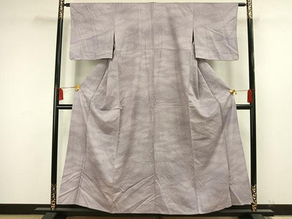 平和屋着物▽上質な小紋 単衣 あられ文 正絹 逸品 AAAW7579fy