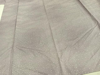 平和屋着物▽上質な小紋 単衣 あられ文 正絹 逸品 AAAW7579fy
