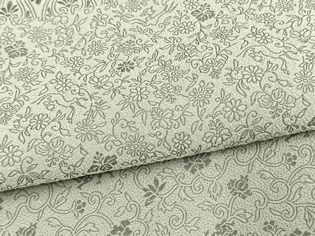 平和屋着物▽訪問着 単衣 お召地 横段文 正絹 逸品 AAAW7580fy