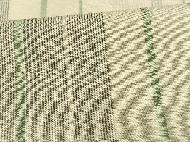 平和屋着物▽華まゆ紬 単衣 間道 反端付き 正絹 逸品 未使用 AAAW7581fy