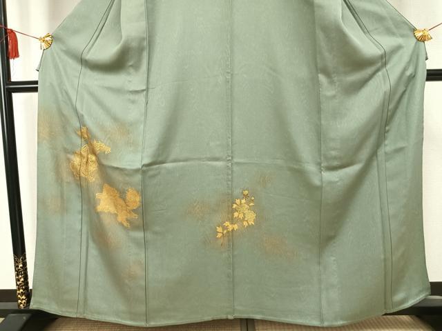 平和屋着物▽豪華色留袖 単衣 唐獅子 暈し染め 金彩 正絹 逸品 AAAW7587fy