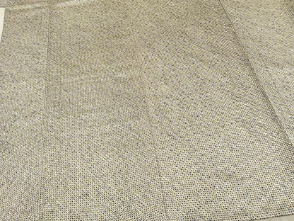 平和屋着物▽上質な小紋 単衣 総絞り 正絹 逸品 未使用 AAAW7604fy