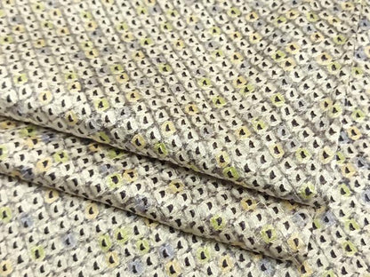 平和屋着物▽上質な小紋 単衣 総絞り 正絹 逸品 未使用 AAAW7604fy