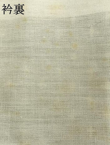 平和屋着物▽上質な紬 単衣 色紙花文 正絹 逸品 AAAW7619fy