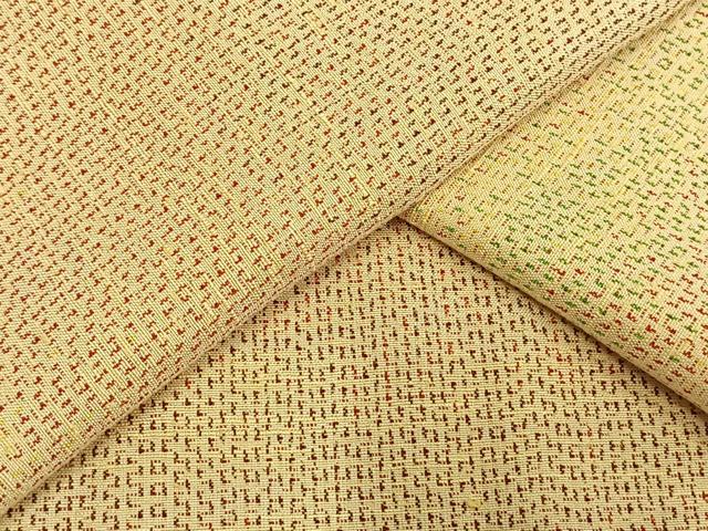 平和屋着物▽上質な紬 単衣 霞文 正絹 逸品 AAAW7620fy
