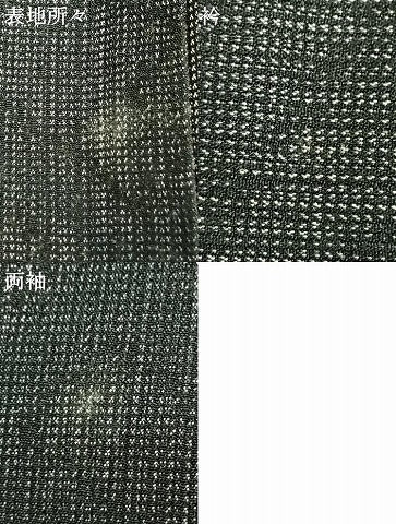 平和屋着物▽上質な紬 単衣 秋名バラ柄 暈し染め 正絹 逸品 AAAW7623fy
