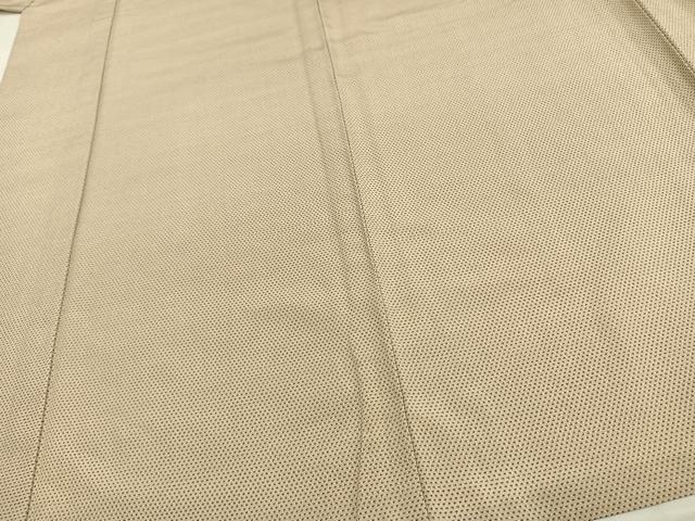 平和屋着物▽本塩沢　単衣　蚊絣　ますいわ屋扱い　ロング丈　正絹　逸品　AAAW7656fy
