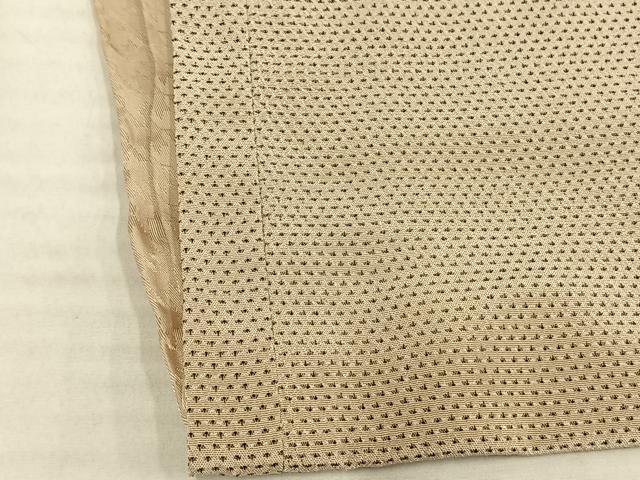 平和屋着物▽本塩沢　単衣　蚊絣　ますいわ屋扱い　ロング丈　正絹　逸品　AAAW7656fy