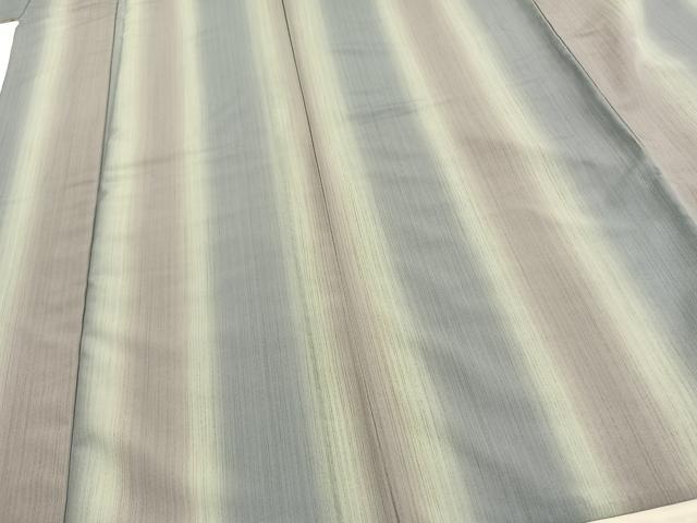 平和屋着物▽小紋　単衣　間道　洗える着物　AAAW7663fy