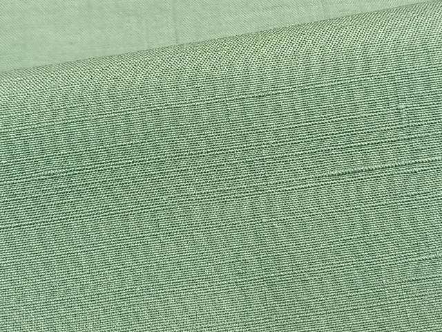 平和屋着物▽結城紬 単衣 色無地 白群色 正絹 逸品 未使用 AAAW7670fy