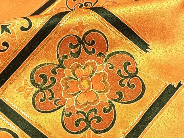 平和屋着物▽訪問着 単衣 駒刺繍 吉祥花文 金彩 正絹 逸品 AAAW7680fy