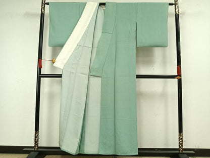 平和屋着物▽伝統工芸師 関正三郎 江戸小紋 単衣 角通し 正絹 逸品 AAAW7691fy
