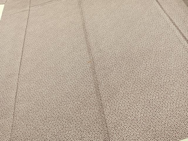 平和屋着物▽上質な小紋 単衣 花づくし 正絹 逸品 AAAW7692fy