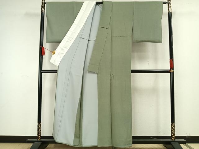 平和屋着物▽保科信 江戸小紋 単衣 幾何学文様 正絹 逸品 AAAW7699fy
