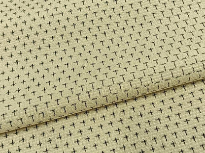 平和屋着物▽本塩沢 単衣 十字絣 正絹 逸品 AAAW7719fy