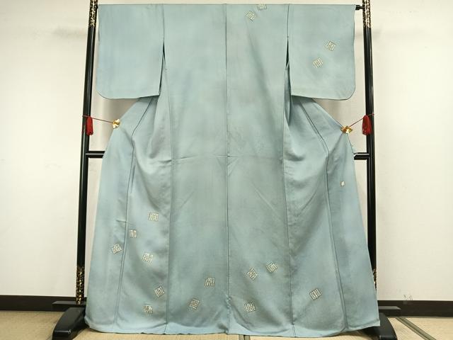 平和屋着物▽訪問着 単衣 作家物 源氏香 金彩 正絹 逸品 AAAW7720fy