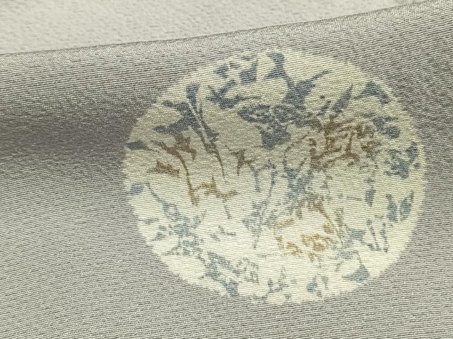 平和屋着物▽上質な小紋 単衣 花丸文 正絹 逸品 未使用 AAAW7725fy
