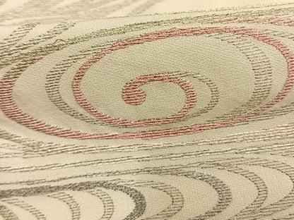 平和屋着物▽豪華色留袖 単衣 総刺繍 渦巻文 金銀糸 正絹 逸品 AAAW7727fy