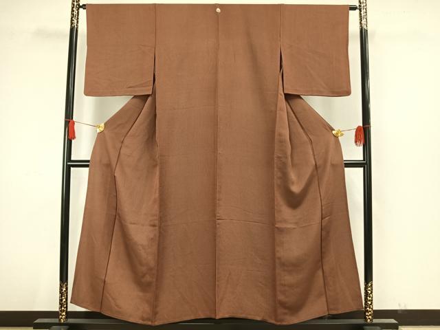 平和屋着物▽江戸小紋　単衣　角通し　正絹　逸品　AAAW7734fy