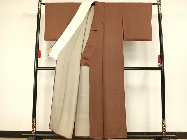平和屋着物▽江戸小紋　単衣　角通し　正絹　逸品　AAAW7734fy