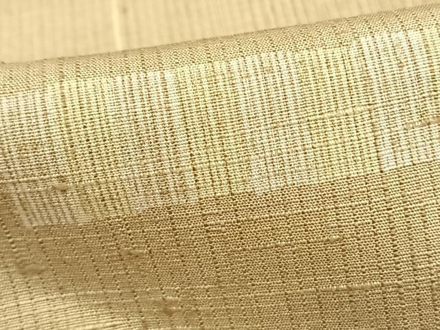 平和屋着物▽上質な紬 単衣 幾何学文様 正絹 逸品 AAAW7742fy