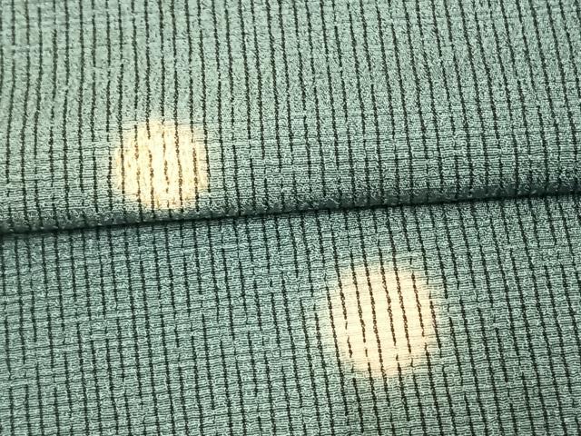 平和屋着物▽訪問着 単衣 お召地 刺繍 蛍ぼかし ロング丈 正絹 逸品 AAAW7743fy