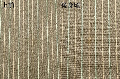 平和屋着物▽小紋　単衣　草花間道　さんび謹製　洗える着物　AAAW7756fy