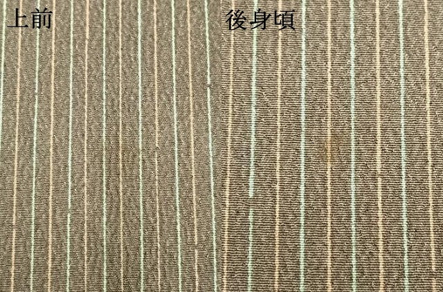 平和屋着物▽小紋　単衣　草花間道　さんび謹製　洗える着物　AAAW7756fy