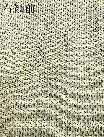 平和屋着物▽上質な紬 単衣 草花文 正絹 逸品 AAAW7761fy