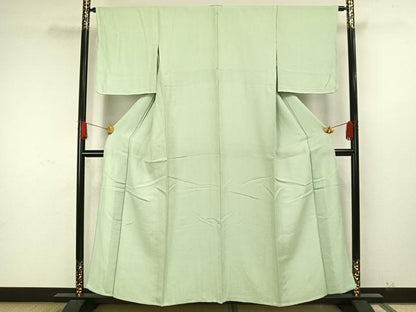 平和屋着物▽上質な色無地　単衣　夏虫色　正絹　逸品　未使用　AAAW7768fy