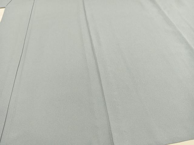 平和屋着物▽色無地　単衣　湊鼠色　洗える着物　AAAW7786fy