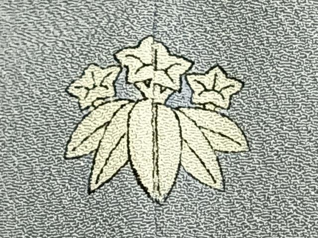 平和屋着物▽色無地　単衣　湊鼠色　洗える着物　AAAW7786fy