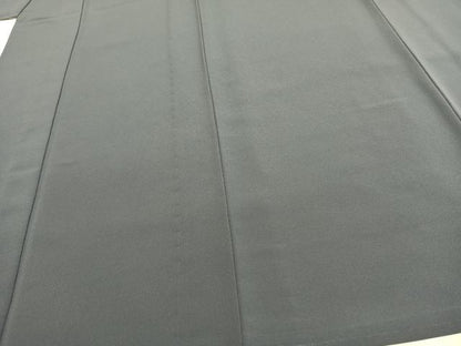 平和屋着物▽色無地 単衣 錆鼠色 鬼しぼ縮緬 洗える着物 AAAW7787fy