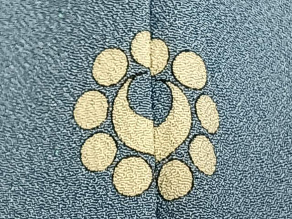 平和屋着物▽色無地　単衣　空色　洗える着物　AAAW7793fy