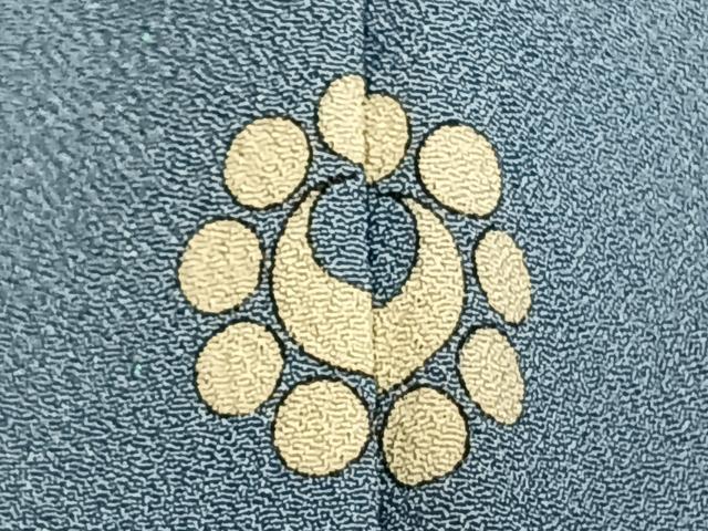 平和屋着物▽色無地　単衣　空色　洗える着物　AAAW7793fy
