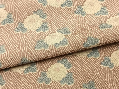 平和屋着物▽小紋 単衣 草花文 洗える着物 AAAW7815fy
