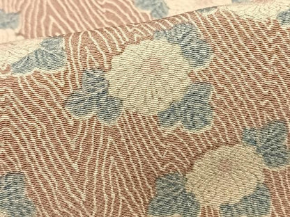 平和屋着物▽小紋 単衣 草花文 洗える着物 AAAW7815fy